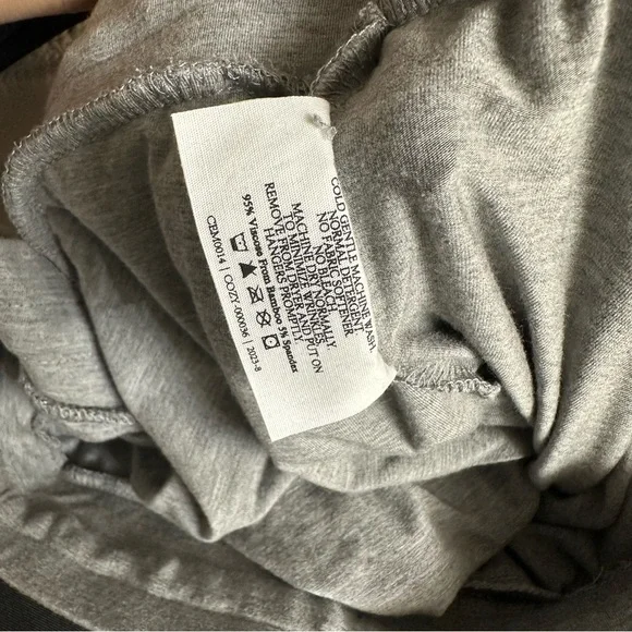 Cozy Earth Bamboo Stretch Knit Pajama Short Heather Grey - Picture 7 of 7